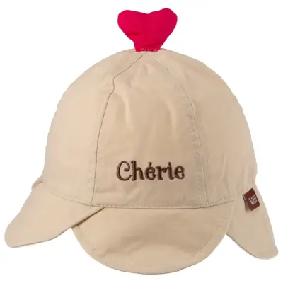 Kitti Kız Bebek Maksi Şapka 1-3Yaş Açık Bej