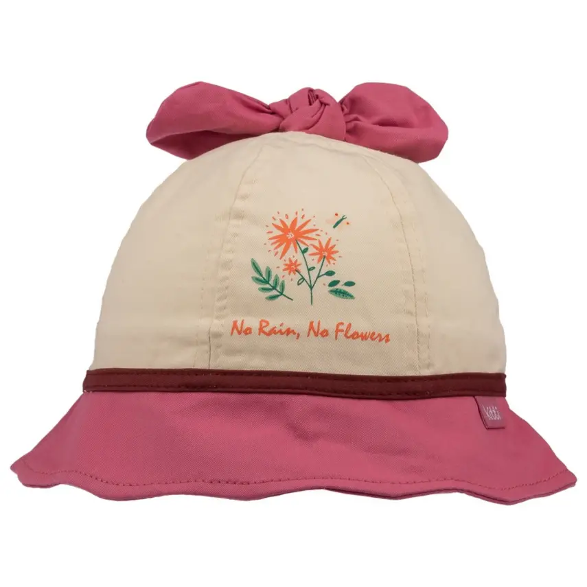 Kitti Kız Bebek Maksi Şapka 1-3Yaş  Krem - 1