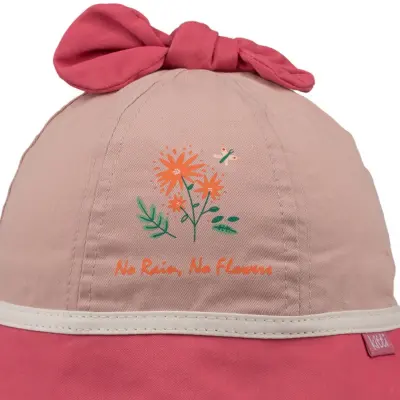 Kitti Kız Bebek Maksi Şapka 1-3Yaş Soft Pembe - 2