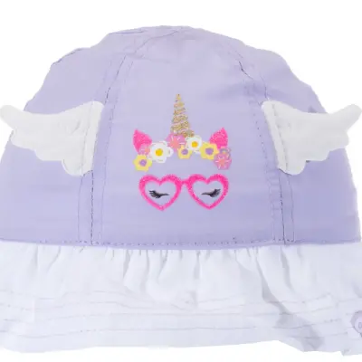 Kitti Kız Bebek Şapka Maksi 1-3 Yaş Açık Lila - 2