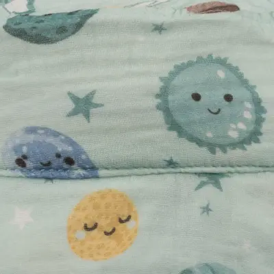 Kitti Mars Baskılı Erkek Bebek Fötr Şapka 1-3Yaş Yeşil - 2