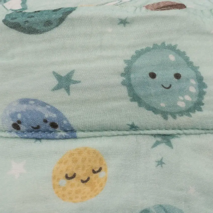 Kitti Mars Baskılı Erkek Bebek Fötr Şapka 1-3Yaş Yeşil - 2