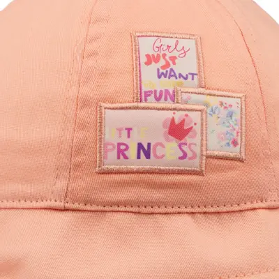 Kitti Şapka Maksi Kolajlı Kız 1-3Yaş Açık Pudra Asortili - 2