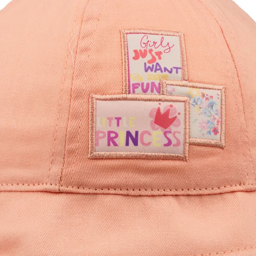 Kitti Şapka Maksi Kolajlı Kız 1-3Yaş Açık Pudra Asortili - 2