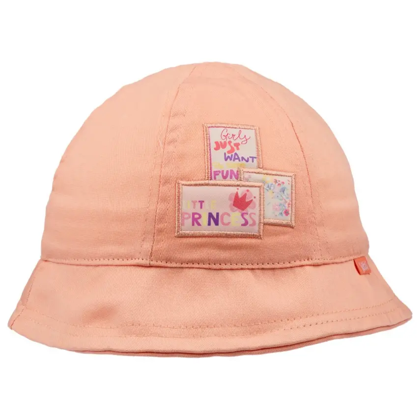 Kitti Şapka Maksi Kolajlı Kız 1-3Yaş Açık Pudra Asortili - 1