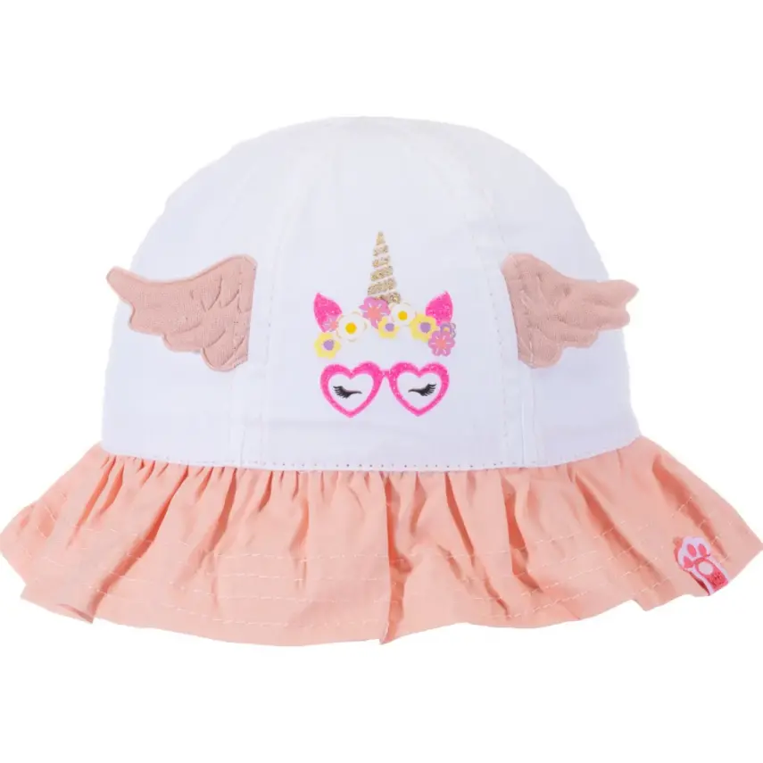 Kitti Unisex Bebek Şapka Maksi 1-3 Yaş Beyaz - 1