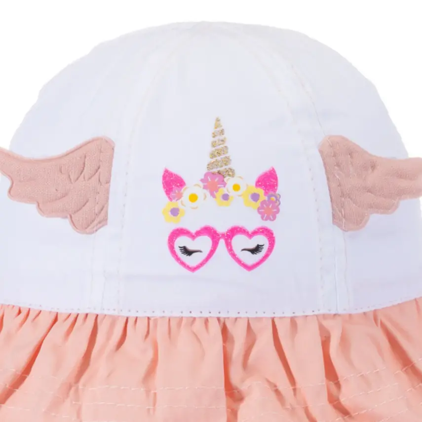 Kitti Unisex Bebek Şapka Maksi 1-3 Yaş Beyaz - 2