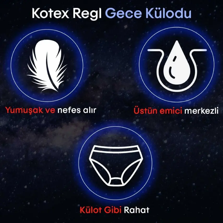 Kotex Regl Gece Külodu 2'li - 4