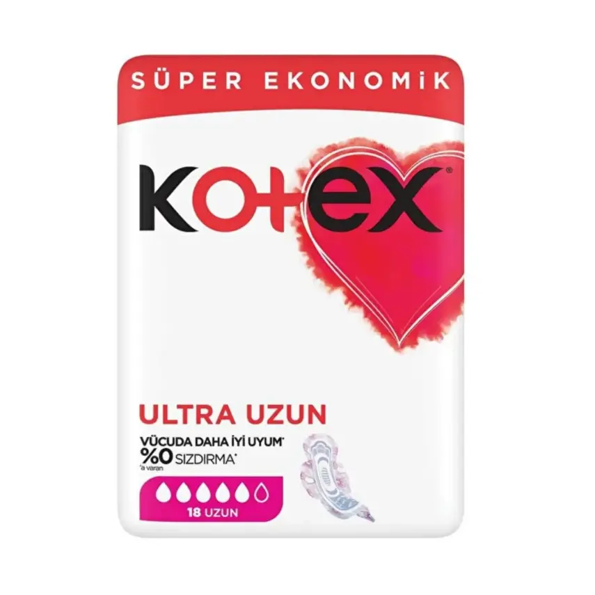 Kotex Ultra Quadro Uzun 18'li - 1
