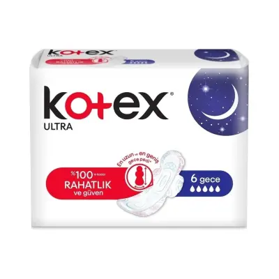 Kotex Ultra Single Gece 6'lı