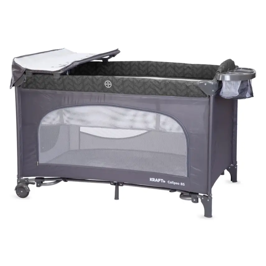 Kraft Calipso Bedside Anne Yanı Oyun Parkı 70x120 cm Dark Grey - 8