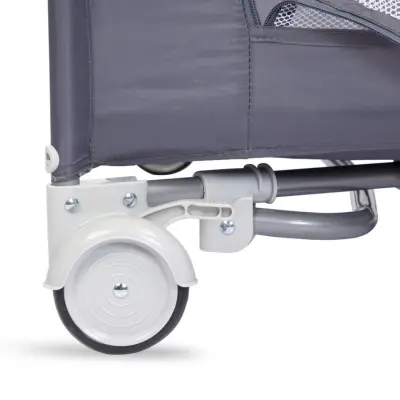 Kraft Calipso Bedside Anne Yanı Oyun Parkı 70x120 cm Dark Grey - 4