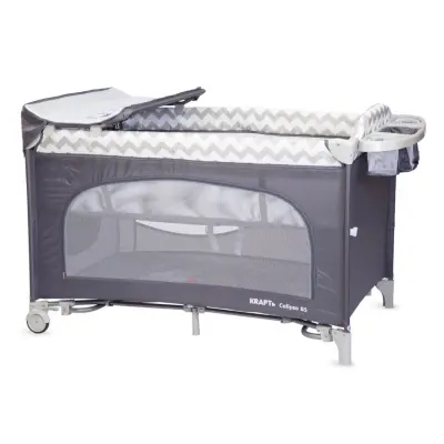 Kraft Calipso Bedside Anne Yanı Oyun Parkı 70x120 cm Zigzag - 6