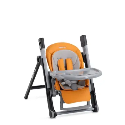Kraft Chef Fonksiyonel Katlanabilir Çift Tepsili Mama Sandalyesi Orange - 3
