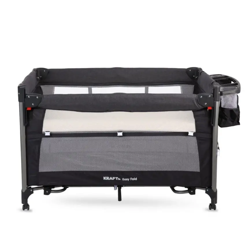 Kraft Easy Fold Anne Yanı Oyun Parkı 70x110 cm Dark Grey - 19