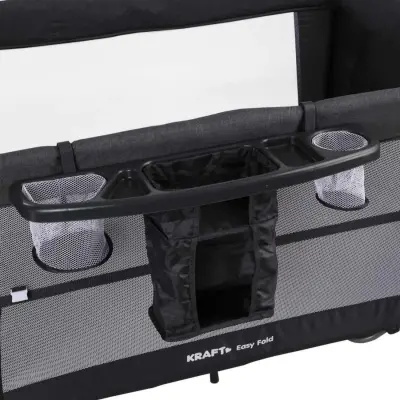 Kraft Easy Fold Anne Yanı Oyun Parkı 70x110 cm Light Grey - 2