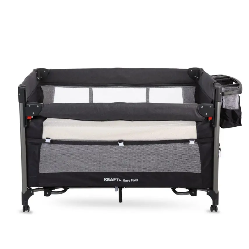 Kraft Easy Fold Anne Yanı Oyun Parkı 70x110 cm Light Grey - 13