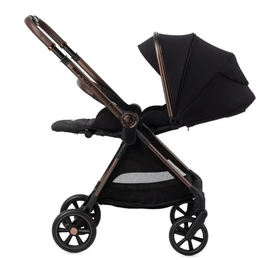 Kraft Focus Pr Çift Yönlü Kullanılabilen Travel - Seyahat Sistem Bebek Arabası Black - 26