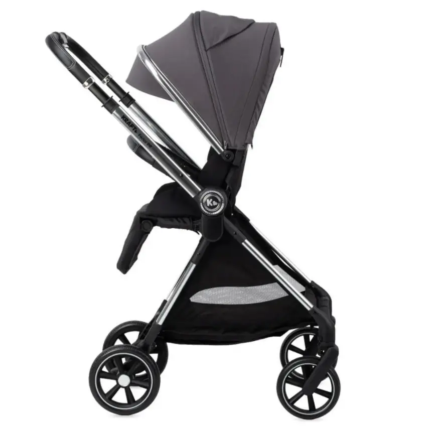 Kraft Focus Pr Çift Yönlü Kullanılabilen Travel - Seyahat Sistem Bebek Arabası Grey - 3