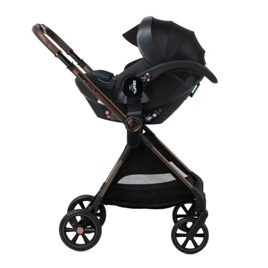Kraft Focus Pr Çift Yönlü Kullanılabilen Travel - Seyahat Sistem Bebek Arabası Khaki (Bej) - 6