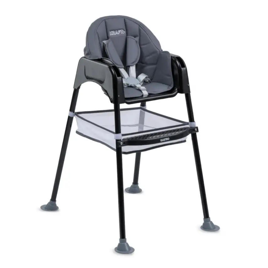 Kraft Gastro Basic Sepetli Mama Sandalyesi Grey - 4