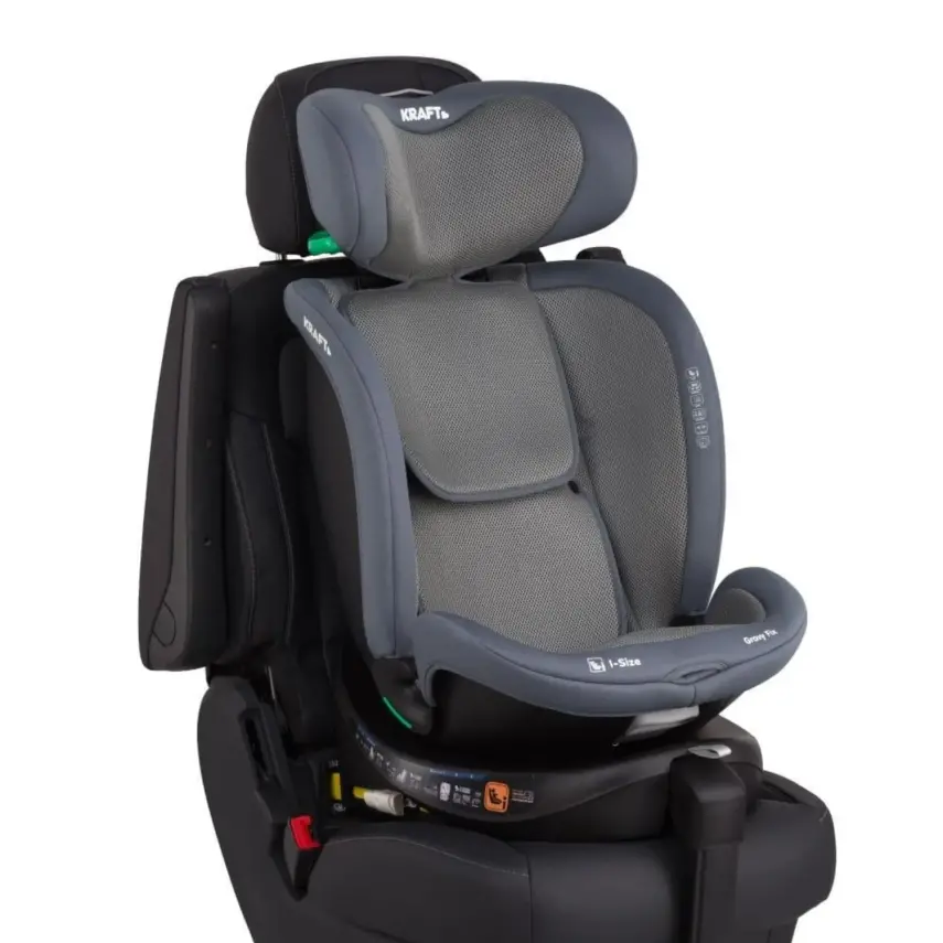Kraft Grovy I-Size Oto Koltuğu 0-36 Kg Black - 16