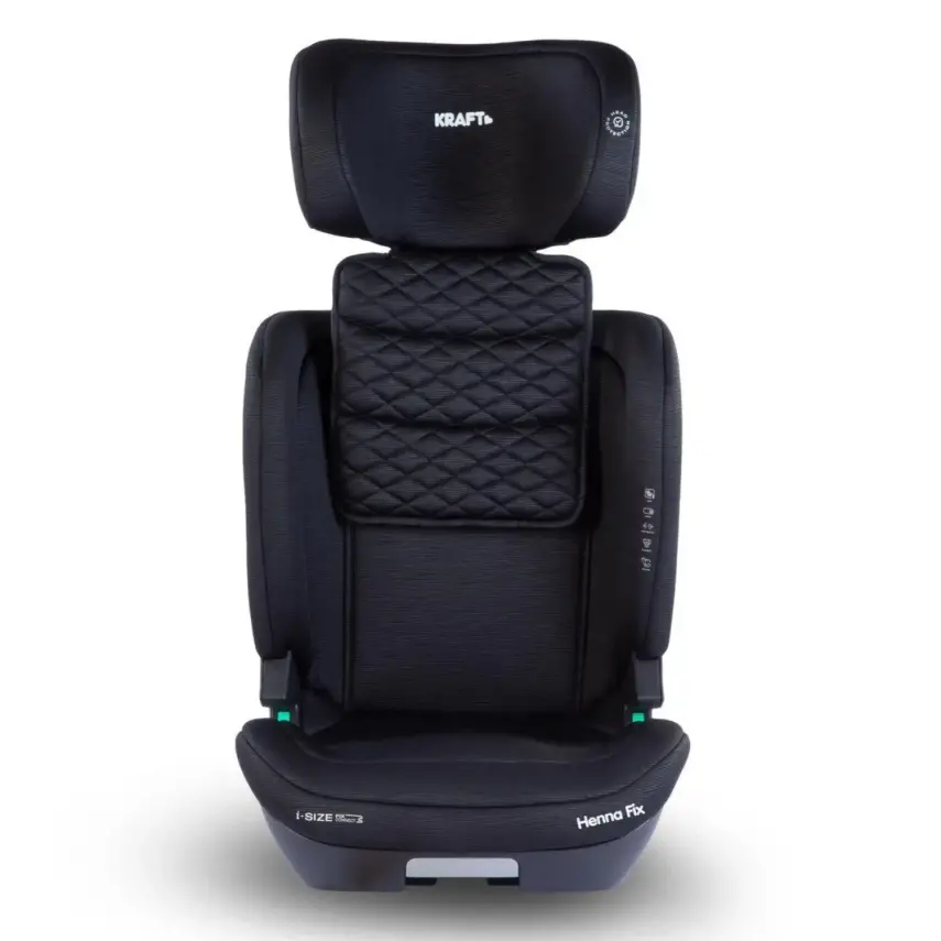 Kraft Henna Fix I-Size İsofix'li Oto Koltuğu 15-36 Kg Grey - 4