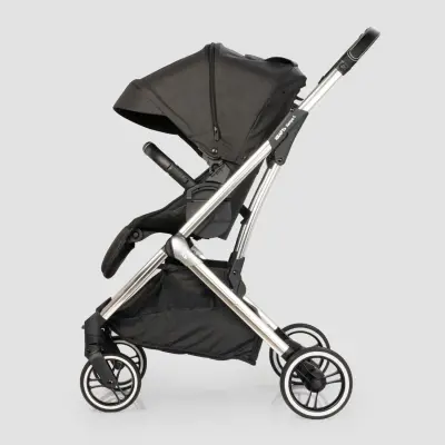 Kraft Kenya S Armor Plus Çift Yönlü Tek Elle Katlanabilir Kompakt Travel Sistem Bebek Arabası Black - 28