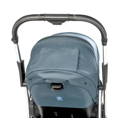 Kraft Kenya S Armor Plus Çift Yönlü Tek Elle Katlanabilir Kompakt Travel Sistem Bebek Arabası Blue - 20