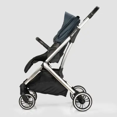 Kraft Kenya S Armor Plus Çift Yönlü Tek Elle Katlanabilir Kompakt Travel Sistem Bebek Arabası Blue - 12