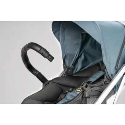 Kraft Kenya S Armor Plus Çift Yönlü Tek Elle Katlanabilir Kompakt Travel Sistem Bebek Arabası Blue - 27