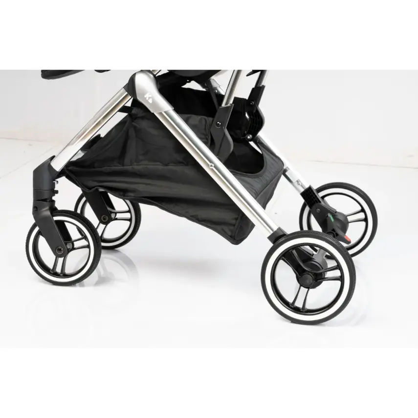 Kraft Kenya S Armor Plus Çift Yönlü Tek Elle Katlanabilir Kompakt Travel Sistem Bebek Arabası Blue - 28