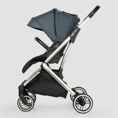 Kraft Kenya S Armor Plus Çift Yönlü Tek Elle Katlanabilir Kompakt Travel Sistem Bebek Arabası Blue - 15