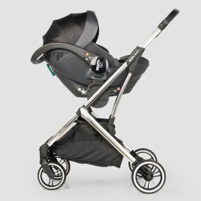 Kraft Kenya S Armor Plus Çift Yönlü Tek Elle Katlanabilir Kompakt Travel Sistem Bebek Arabası Grey - 6