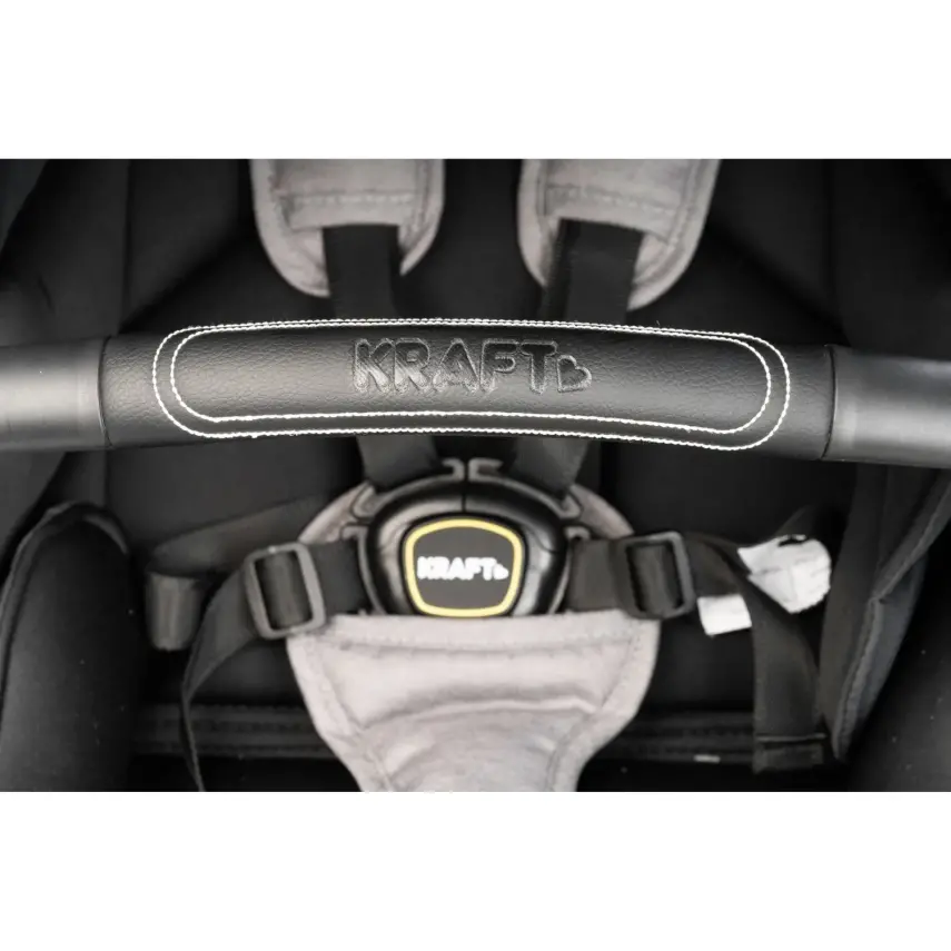 Kraft Kenya S Armor Plus Çift Yönlü Tek Elle Katlanabilir Kompakt Travel Sistem Bebek Arabası Grey - 27