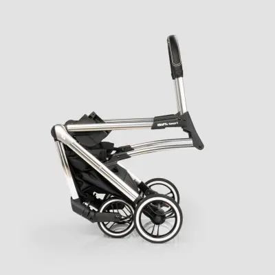 Kraft Kenya S Armor Plus Çift Yönlü Tek Elle Katlanabilir Kompakt Travel Sistem Bebek Arabası Grey - 25
