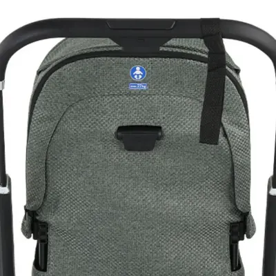 Kraft Kobe Capsule Çift Yönlü Doğumdan İtibaren 22 kg Taşıma 360° PU Tekerlek ile Mükemmel Manevra Sağlayan Travel Sistem-Seyahat Sistem Bebek Arabası Black Green - 3