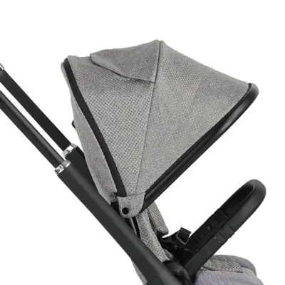 Kraft Kobe Capsule Çift Yönlü Doğumdan İtibaren 22 kg Taşıma 360° PU Tekerlek ile Mükemmel Manevra Sağlayan Travel Sistem-Seyahat Sistem Bebek Arabası Grey - 3