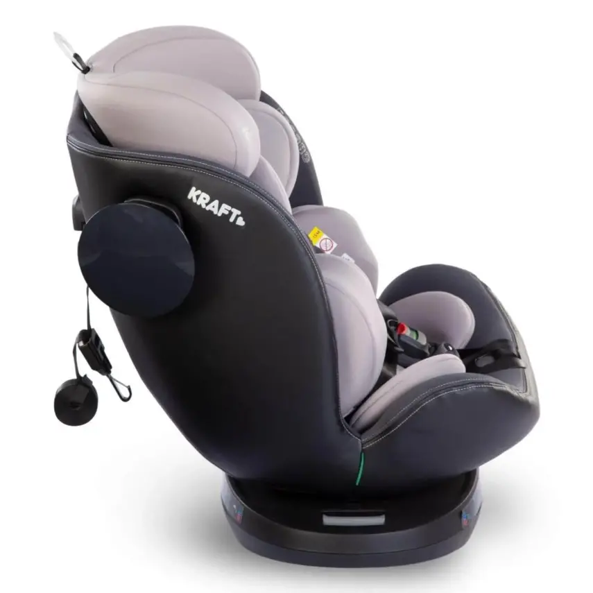 Kraft Lucca 360° Dönebilen Isofix Bağlantılı I-Size Oto Koltuğu 0-36 Kg Black - 29