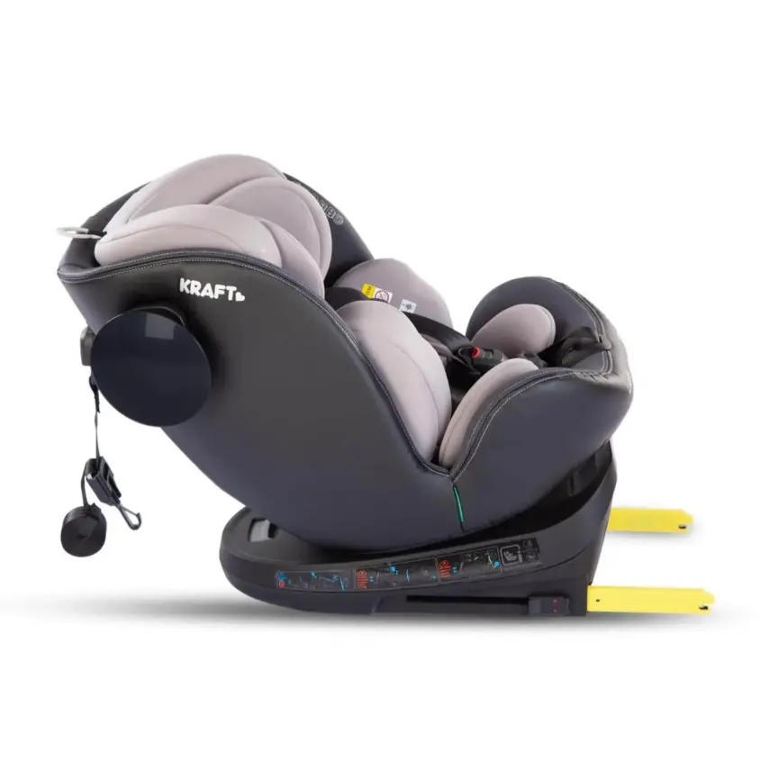 Kraft Lucca 360° Dönebilen Isofix Bağlantılı I-Size Oto Koltuğu 0-36 Kg Black - 36