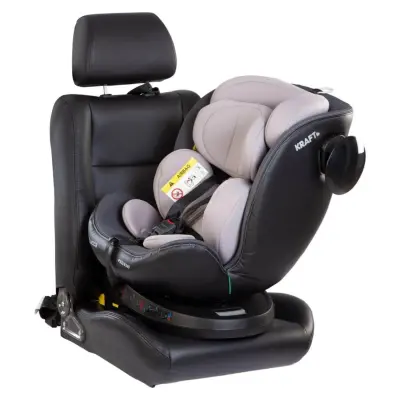 Kraft Lucca 360° Dönebilen Isofix Bağlantılı I-Size Oto Koltuğu 0-36 Kg Black - 28