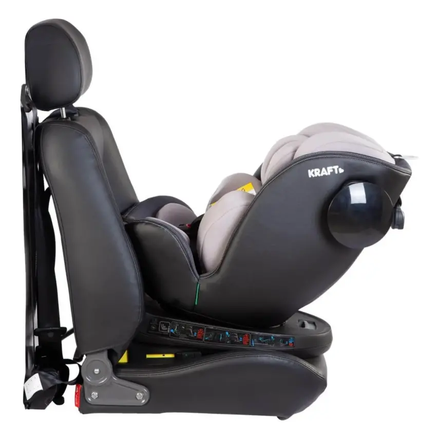 Kraft Lucca 360° Dönebilen Isofix Bağlantılı I-Size Oto Koltuğu 0-36 Kg Black - 33
