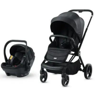 Kraft Mika (Mila) Çift Yönlü Travel Sistem Bebek Arabası Black - 2