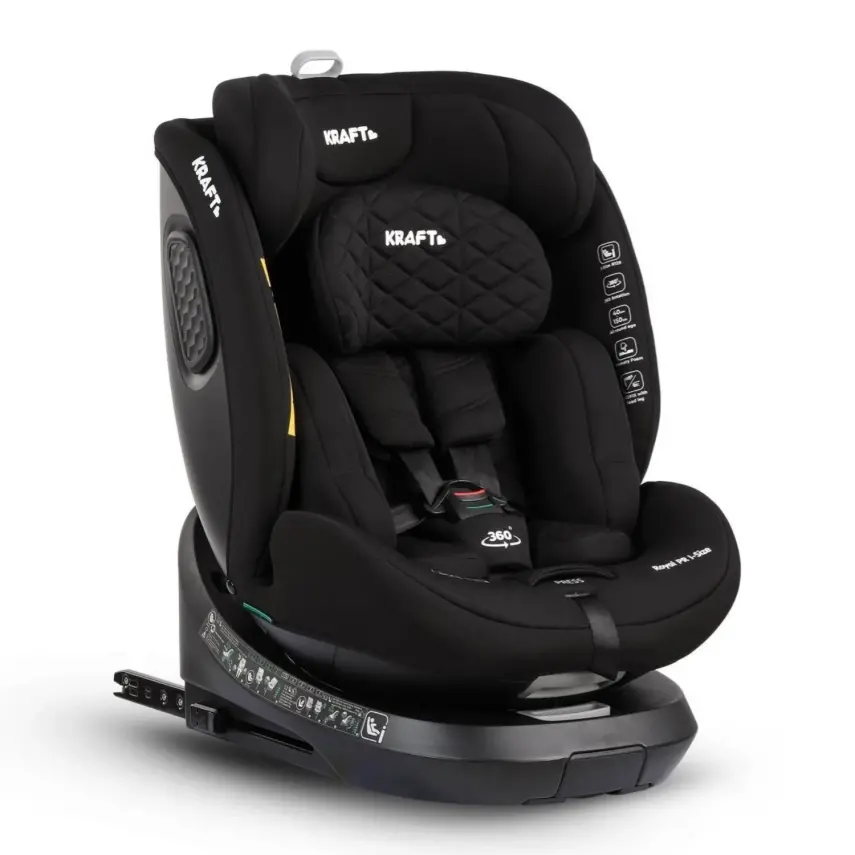Kraft Royal Pr İsofixli Oto Koltuğu 0-36 Kg Black - 2