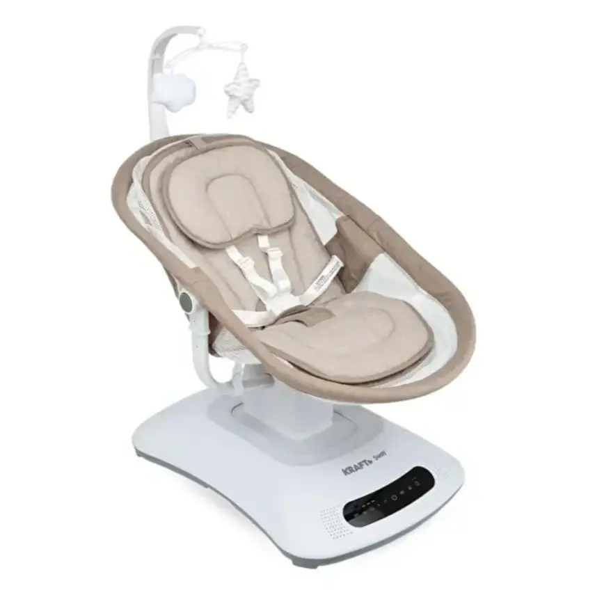 Kraft Sway Portbebeli Elektrikli Salıncak Beige - 2