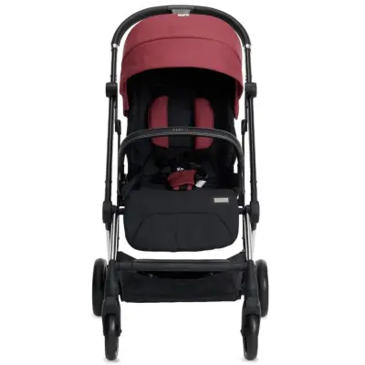 Kraft Tokyo Çift Yönlü Kullanılabilen 360 Travel Sistem Bebek Arabası Burgundy - 3