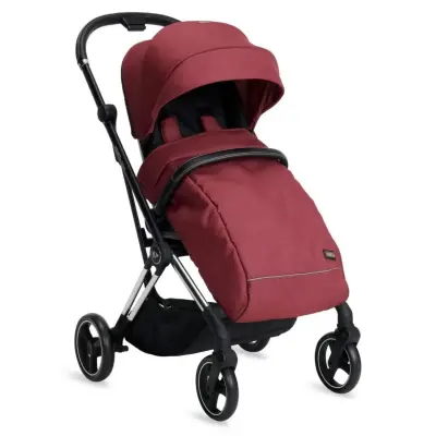 Kraft Tokyo Çift Yönlü Kullanılabilen 360 Travel Sistem Bebek Arabası Burgundy - 6
