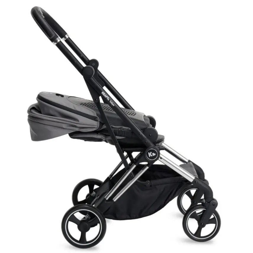 Kraft Tokyo Çift Yönlü Kullanılabilen 360 Travel Sistem Bebek Arabası Burgundy - 12