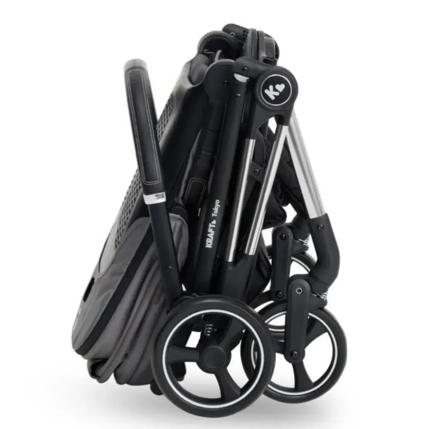 Kraft Tokyo Çift Yönlü Kullanılabilen 360 Travel Sistem Bebek Arabası Burgundy - 15