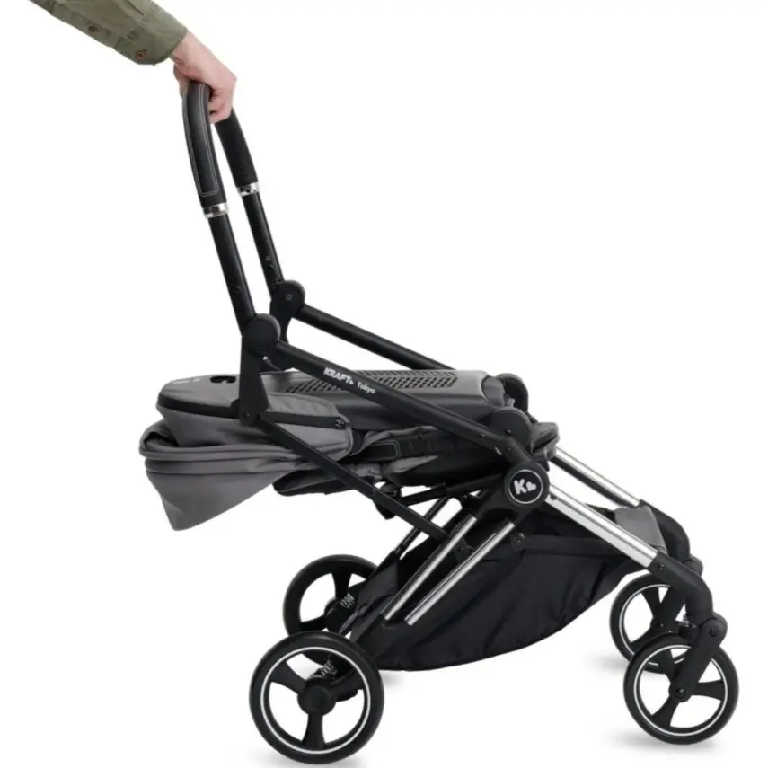 Kraft Tokyo Çift Yönlü Kullanılabilen 360 Travel Sistem Bebek Arabası Burgundy - 21